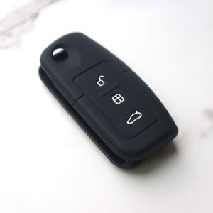 NAVLAKA ZA KLJUČ SILIKONSKA FORD TIP 11 CRNA (TRI TIPKE)