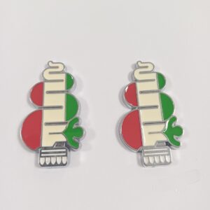 OZNAKA METALNA ASY ALFA ROMEO BOČNA 45x30mm (2 KOMADA)