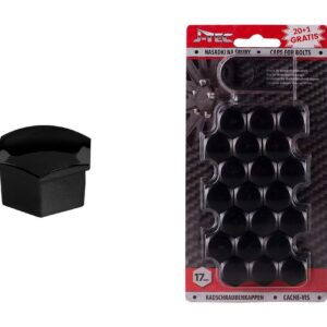 POKLOPCI ŠARAFA TOČKA CRNI 17mm (20/1) AMIO