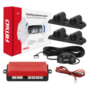 PARKING SENZORI CRNI NADGRADNI SA ZVUKOM (4 SENZORA) AMIO
