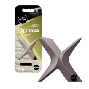 MIRIS ZA AUTO AROMA CAR X-SHAPE SILVER (VENTILACIJA)