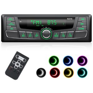 RADIO ZA AUTO 1DIN 12V MP3/USB/SD/BT JH-5260 (7 BOJA OSVJETLJENJA)