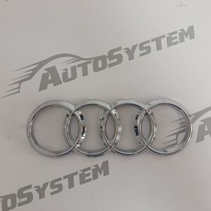 PLASTIČNA OZNAKA AUDI HROM 27x9,4cm (KLIK SISTEM)
