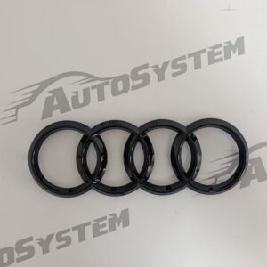 PLASTIČNA OZNAKA AUDI CRNA 28,5X10cm (KLIK SISTEM)