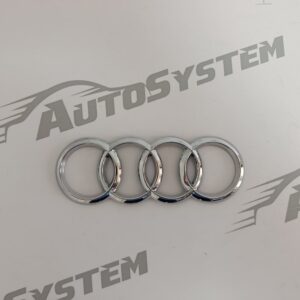 PLASTIČNA OZNAKA AUDI HROM 20,3x7,1cm (SAMOLJEPLJIVA)