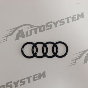 PLASTIČNA OZNAKA AUDI CRNA 18,2x6,3cm (SAMOLJEPLJIVA)