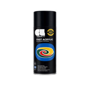 SPREJ ZA FARBANJE CRNI MAT FAST ACRYLIC RAL9005 400ml